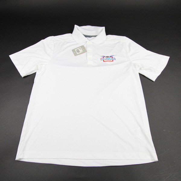 Florida Gators Elevate Polo Men's White New M-TOPS-164034