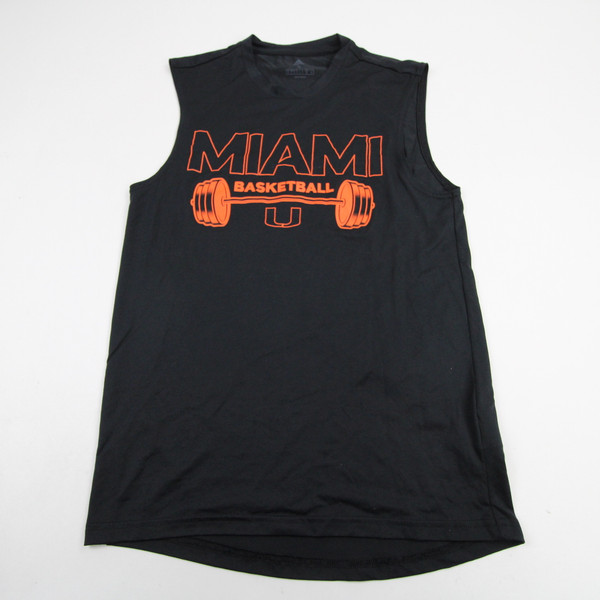 Miami Hurricanes adidas Aeroready Sleeveless Shirt Men's Used Multiple Sizes TOPS-164051