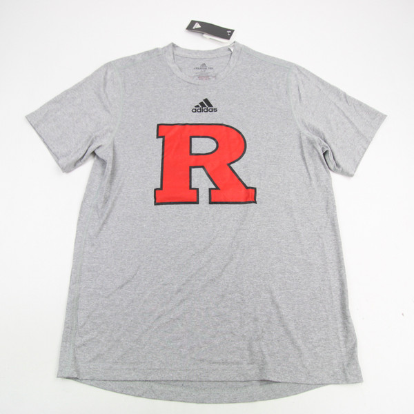 Rutgers Scarlet Knights adidas Creator Short Sleeve Shirt Men's Gray New 2XLT-TOPS-164115