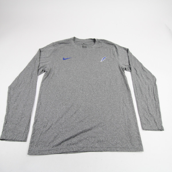 Air Force Falcons Nike Dri-Fit Long Sleeve Shirt Men's Gray/Heather Used S-TOPS-164125
