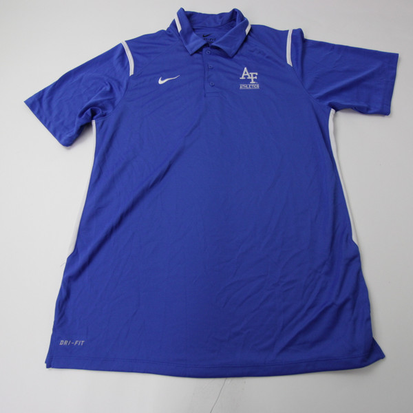 Air Force Falcons Nike Dri-Fit Polo Men's Blue New with Tags M TOPS-164131