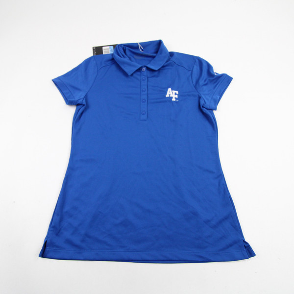 Air Force Falcons Nike Golf Polo Women's Blue New with Tags M TOPS-164133