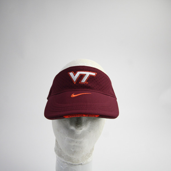 Virginia Tech Hokies Nike Visor Unisex Maroon Used OSFM HATS-015092