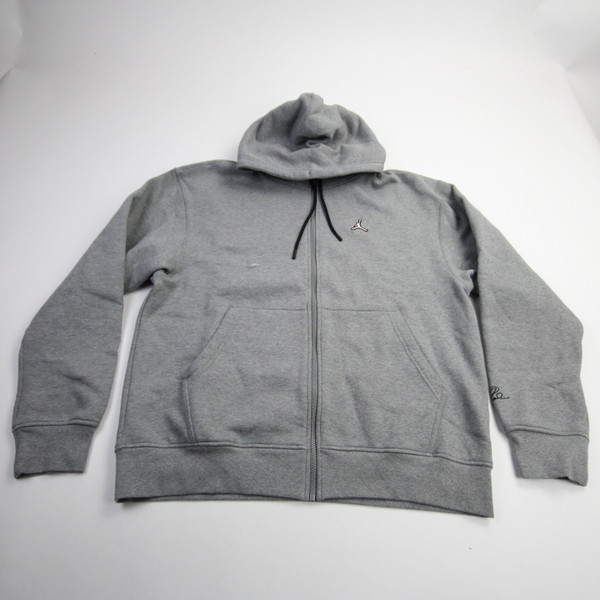 Air Jordan Jacket Men's Gray Used L TOPS-163278