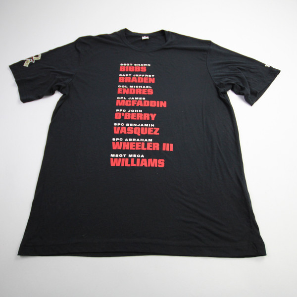 Atlanta Hawks Sport-Tek Short Sleeve Shirt Men's Black Used XXL TOPS-163839