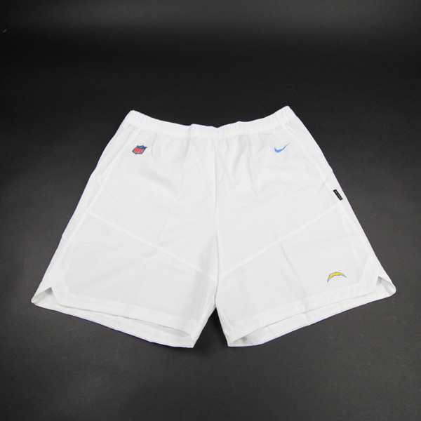 Los Angeles Chargers Nike NFL On Field Practice Shorts Men's White New-SHOR-035674