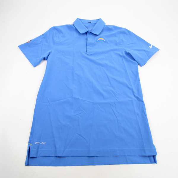 Los Angeles Chargers Nike NFL On Field Dri-Fit Polo Men's Blue Used S-TOPS-164570