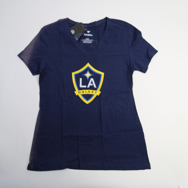 LA Galaxy Fanatics Short Sleeve Shirt Women's Navy Used Multiple Sizes TOPS-164800