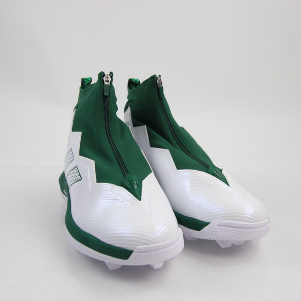 adidas Nasty Football Cleat Men's White/Green Used-CLEA-015619