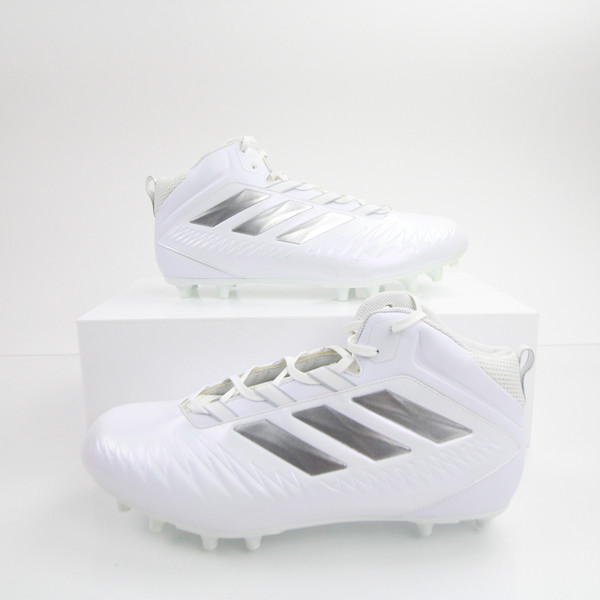 adidas Nasty Football Cleat Men's White Used 13-CLEA-015656