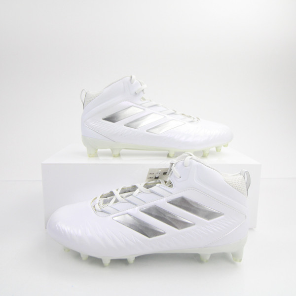 adidas Nasty Football Cleat Men's White Used 13-CLEA-015657