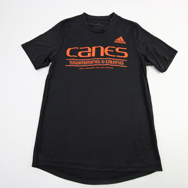 Miami Hurricanes adidas Aeroready Short Sleeve Shirt Men's New without Tags S TOPS-165544