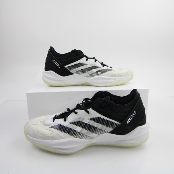 adidas adizero Basketball Shoe Men's White Used 14.5 SHOE-020669