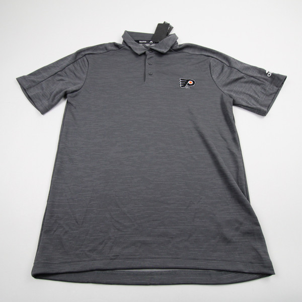 Philadelphia Flyers Fanatics Polo Men's Gray New with Tags S TOPS-165681