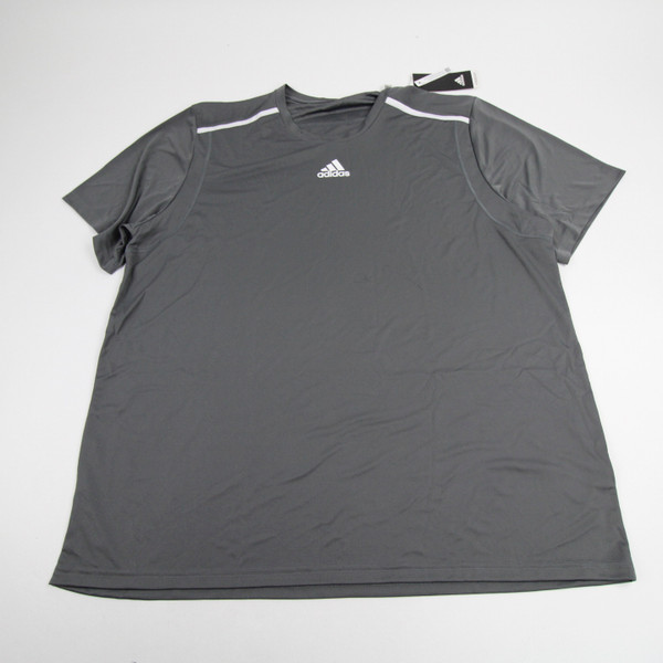 adidas Aeroready Short Sleeve Shirt Men's Gray Used 2XL-TOPS-166079