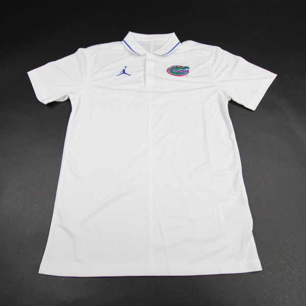 Florida Gators Air Jordan Polo Men's White Used XS-TOPS-166131