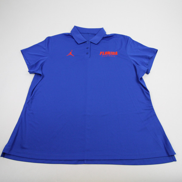 Florida Gators Air Jordan Polo Women's Blue New 2XL-TOPS-166158