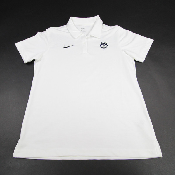 UConn Huskies Nike Polo Women's White New without Tags S TOPS-166174