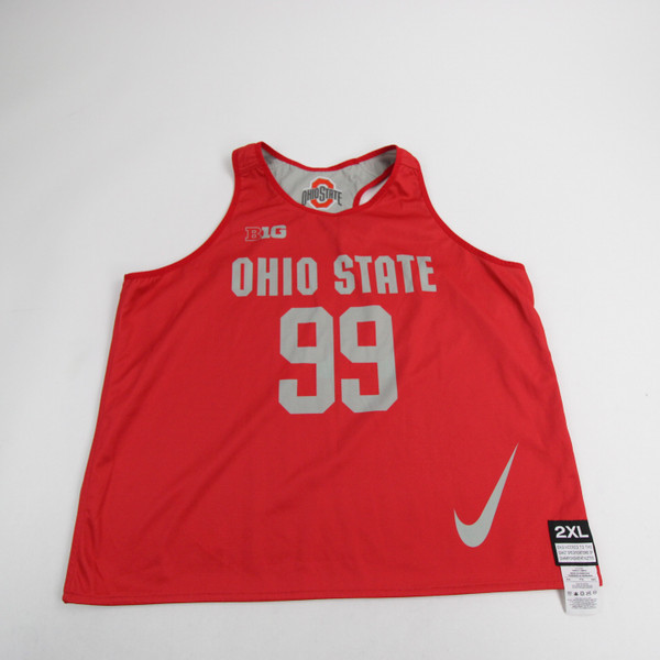 Ohio State Buckeyes Nike Practice Jersey - Basketball Women's Red/Gray New XL-JRSY-010250