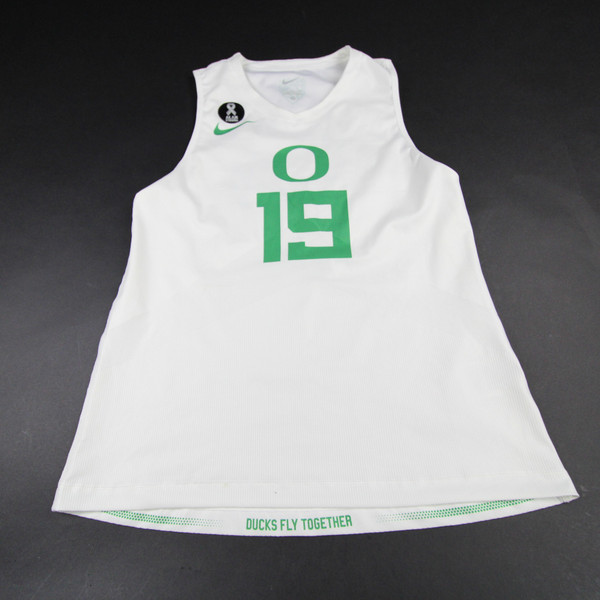 Oregon Ducks Nike Game Jersey - Volleyball Women's White Used M JRSY-010263