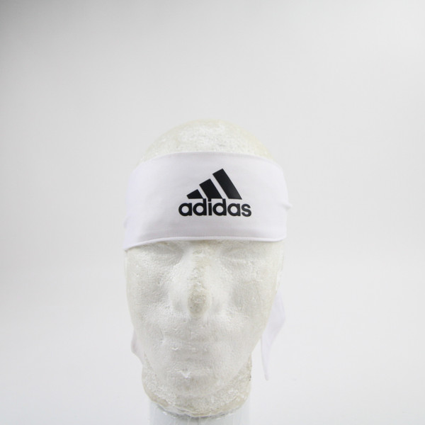 adidas Headband Unisex White Used OSFA-HATS-015324