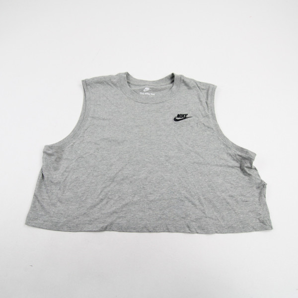 Nike Sleeveless Shirt Women's Gray New without Tags M TOPS-166244