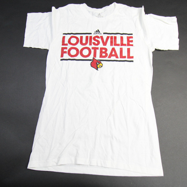 Louisville Cardinals adidas Go-To tee Short Sleeve Shirt Men's Used S TOPS-166358