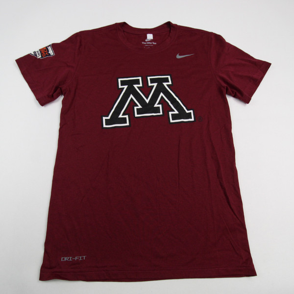 Minnesota Golden Gophers Nike Dri-Fit Short Sleeve Shirt Men's Maroon Used S TOPS-166483