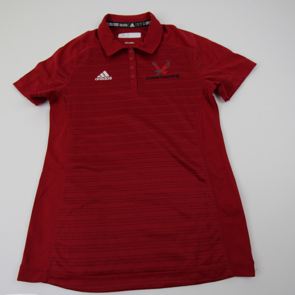 Eastern Washington Eagles adidas Climalite Polo Women's Red Used Multiple Sizes TOPS-166532