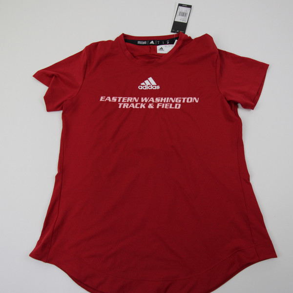 Eastern Washington Eagles adidas Aeroready Short Sleeve Shirt Multiple Sizes TOPS-166553