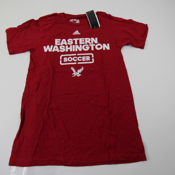 Eastern Washington Eagles adidas Go-To tee Short Sleeve Shirt Men's Red New S-TOPS-166695