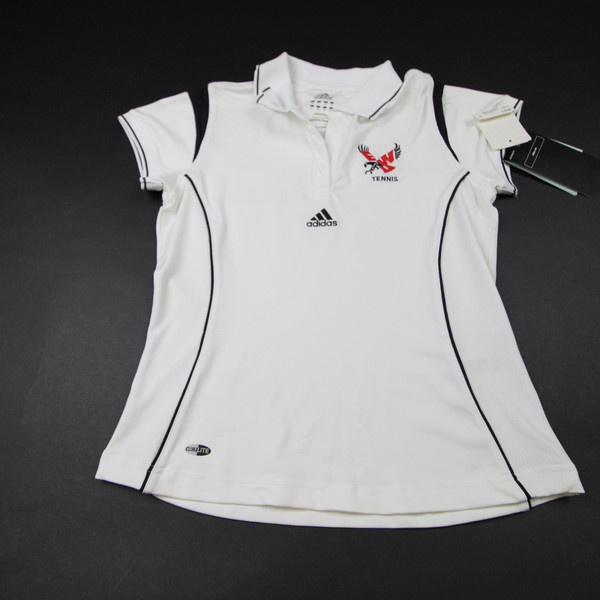 Eastern Washington Eagles adidas Climalite Polo Women's White New with Tags S TOPS-166725