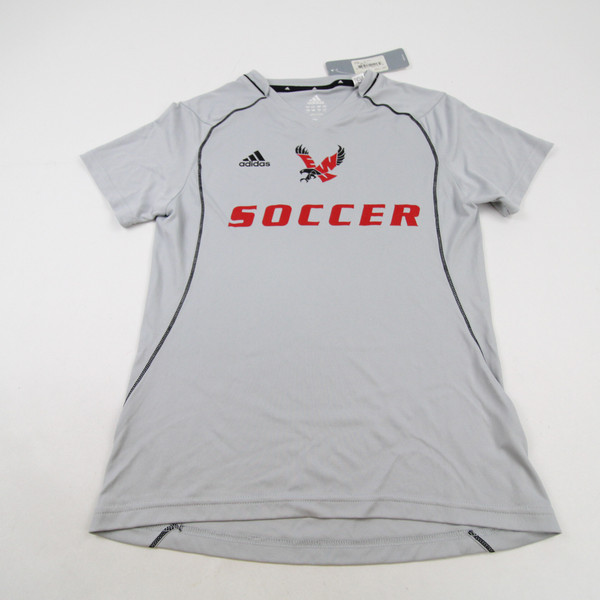 Eastern Washington Eagles adidas Short Sleeve Shirt Women's Gray New S-TOPS-166733