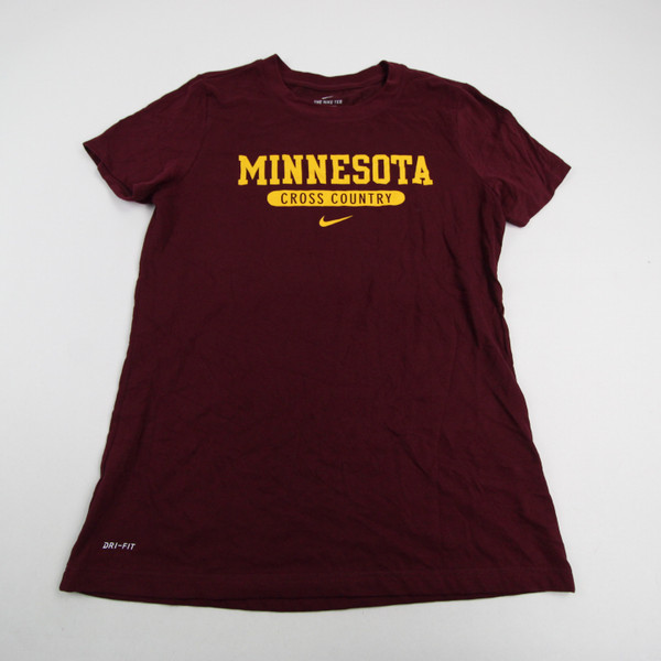 Minnesota Golden Gophers Nike Nike Tee Short Sleeve Shirt Women's Maroon Used S TOPS-166817