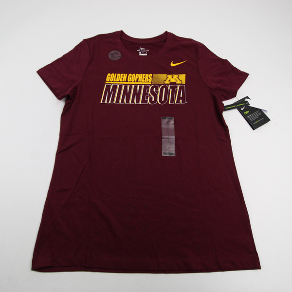 Minnesota Golden Gophers Nike Dri-Fit Short Sleeve Shirt Women's M TOPS-166829