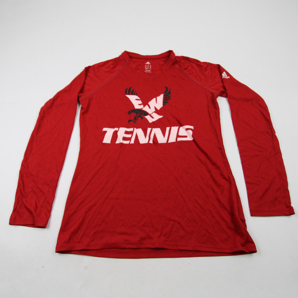Eastern Washington Eagles adidas Long Sleeve Shirt Women's Red Used XS TOPS-166830