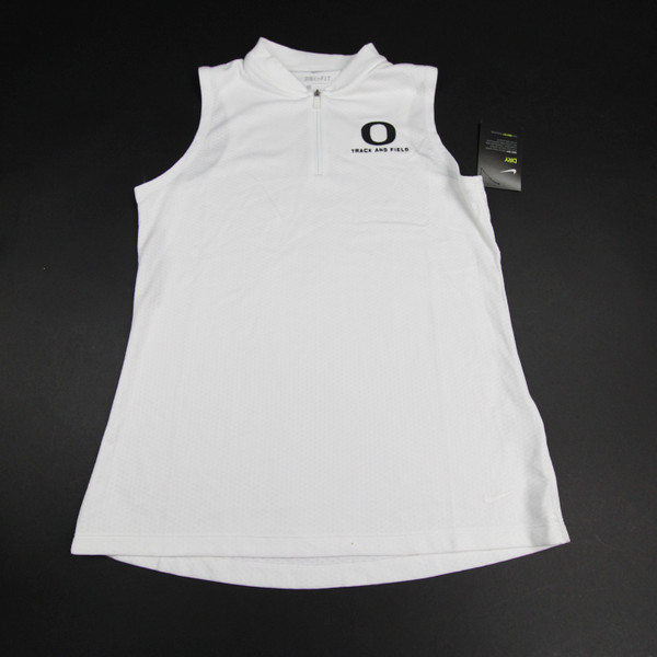 Oregon Ducks Nike Dri-Fit Polo Women's White New S-TOPS-166837
