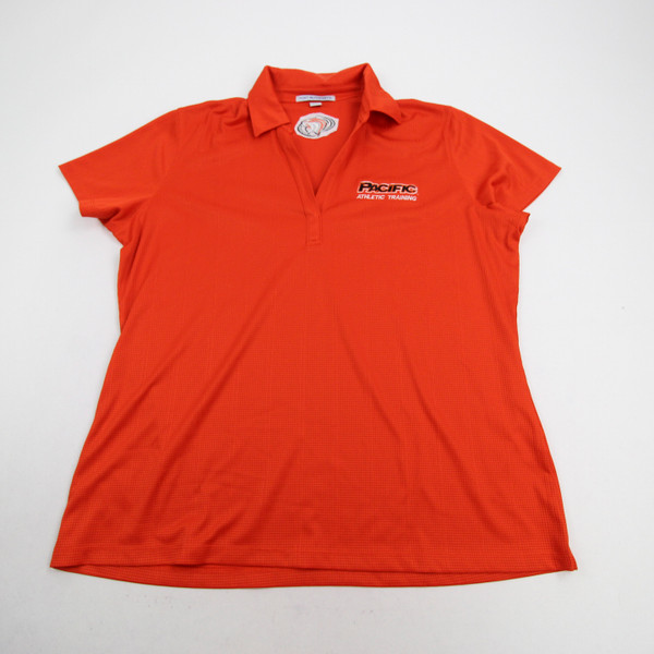 Pacific Tigers Port Authority Polo Women's Orange Used XL TOPS-166973