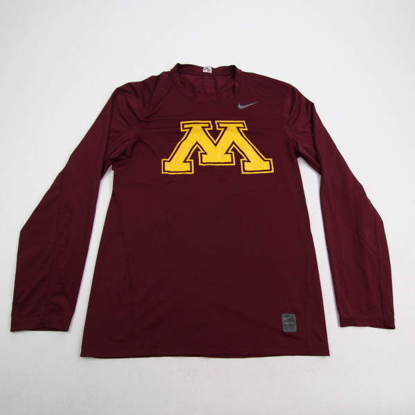 Minnesota Golden Gophers Nike Dri-Fit Long Sleeve Shirt Men's Used S TOPS-166985