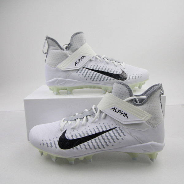 Nike Alpha Menace Football Cleat Men's White Used 14-CLEA-015745