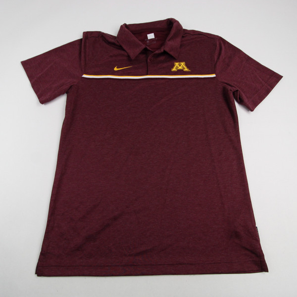 Minnesota Golden Gophers Nike Dri-Fit Polo Men's Maroon Used S TOPS-167097