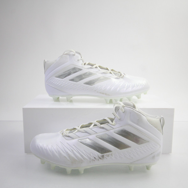 adidas Nasty Football Cleat Men's White Used 12 CLEA-015403