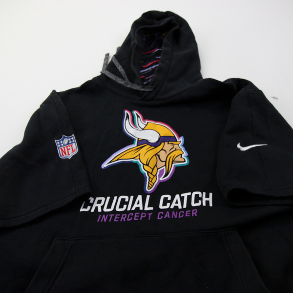 Minnesota Vikings Nike NFL On Field Sweatshirt Men's Black Used M-TOPS-163836