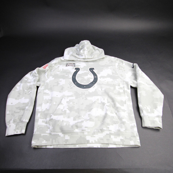 Indianapolis Colts Nike NFL On Field Sweatshirt Men's Gray Used L TOPS-164142