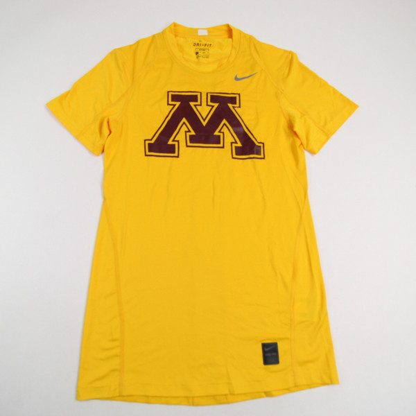Minnesota Golden Gophers Nike Pro Dri-Fit Short Sleeve Shirt Men's Used XS TOPS-167336