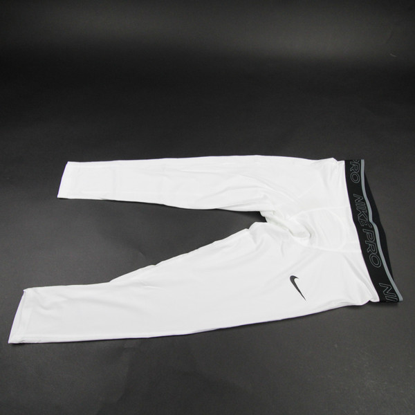 Nike Pro Dri-Fit Compression Pants Men's White New with Tags 2XL-PNTS-034540