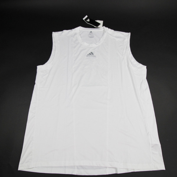 adidas Techfit Compression Top Men's White New with Tags 2XL-TOPS-167412