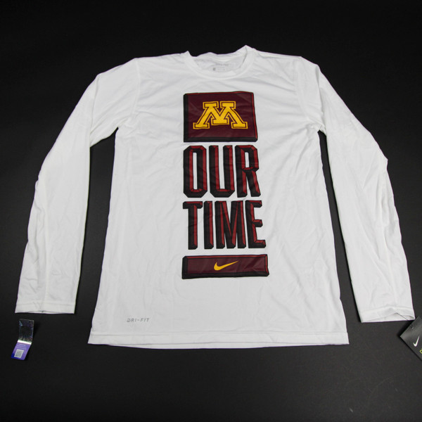 Minnesota Golden Gophers Nike Nike Tee Long Sleeve Shirt Men's New with Tags S TOPS-167506