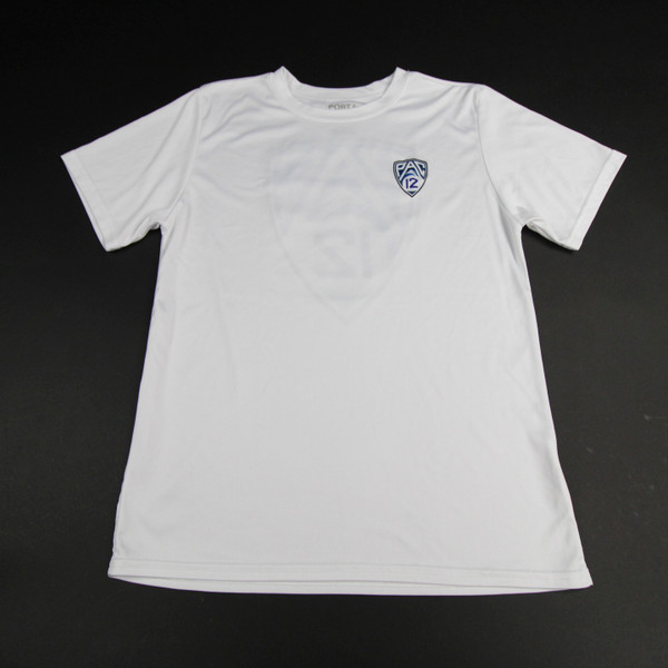Port & Company Short Sleeve Shirt Youth White Used Multiple Sizes TOPS-167695
