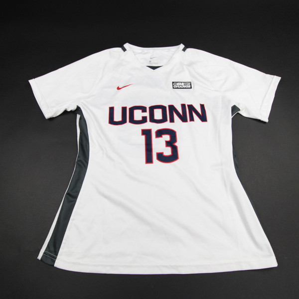 UConn Huskies Nike Game Jersey - Soccer Women's White Used Multiple Sizes JRSY-010336